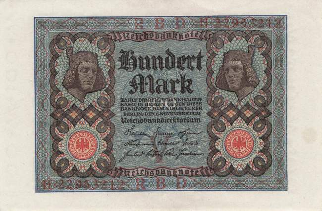 100 Mark 1920 ro.67b VH